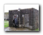 The Jailer guarding the esercise yards at Inverary Jail