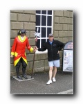 Geoff finds a new friend at Inverary Jail